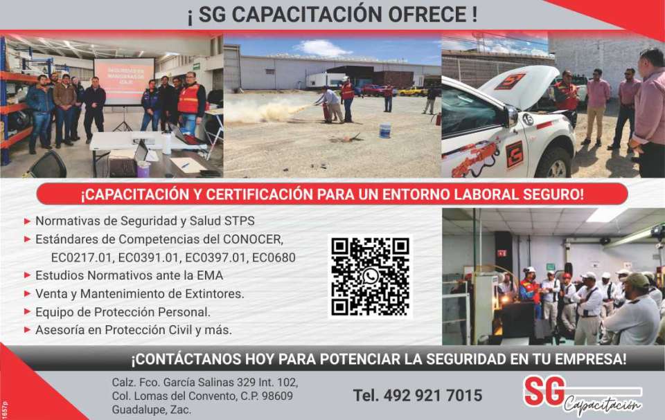 Normativas de seguridad y salud, estandares de competencias del CONOCER, estudios normativos, venta y mantenimiento de extintores, equipos de proteccion personal, asesoria en proteccion civil