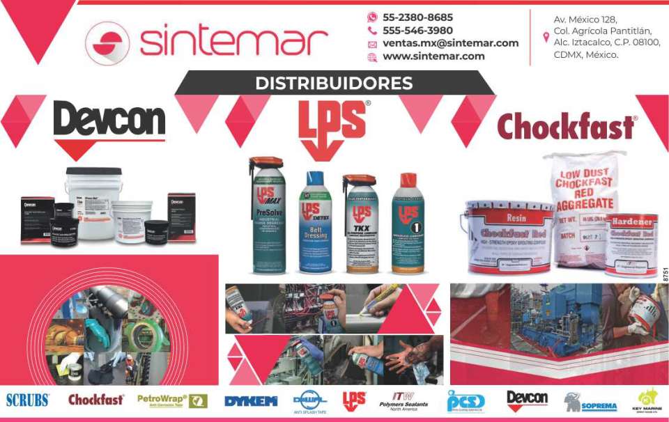 Comercializacion y servicio de Productos Quimicos para Mantenimiento Industrial y Minero. Distribuidores oficiales de DEVCON, LPS, CHOCKFAST