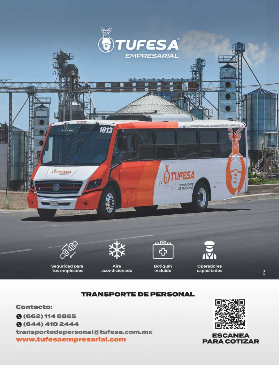 Transporte de Personal, Transporte Empresarial TUFESA.